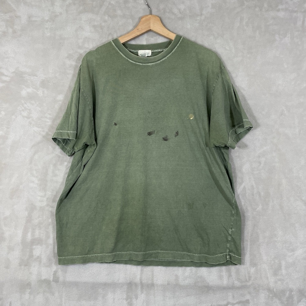 Vintage J Crew Oarsman T Shirt Brown Short Sleeve Mens Large Cotton Israel